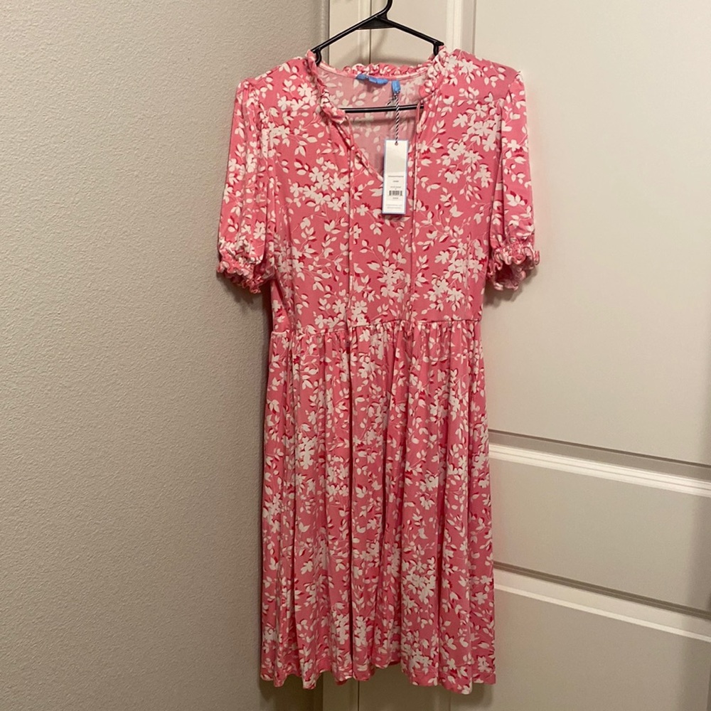 Draper James kacey dress in pink floral